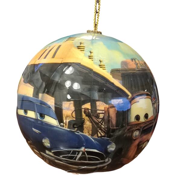 Vintage Holiday Disney / Pixar‎ Cars Shatterproof Ball Christmas Tree Ornament - Picture 3 of 8